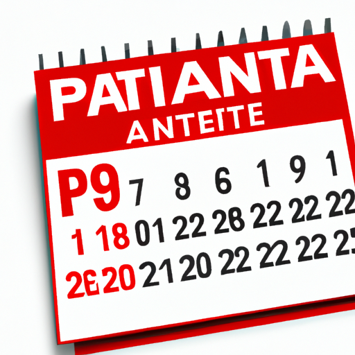 לוח שנה מסומן בתאריכי עיכוב אפשריים וסמל דגל אדום