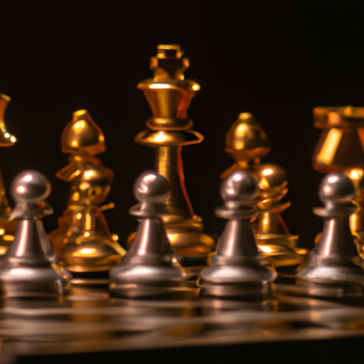 תמונה של לוח שחמט, המסמל תכנון אסטרטגי בהשקעה
