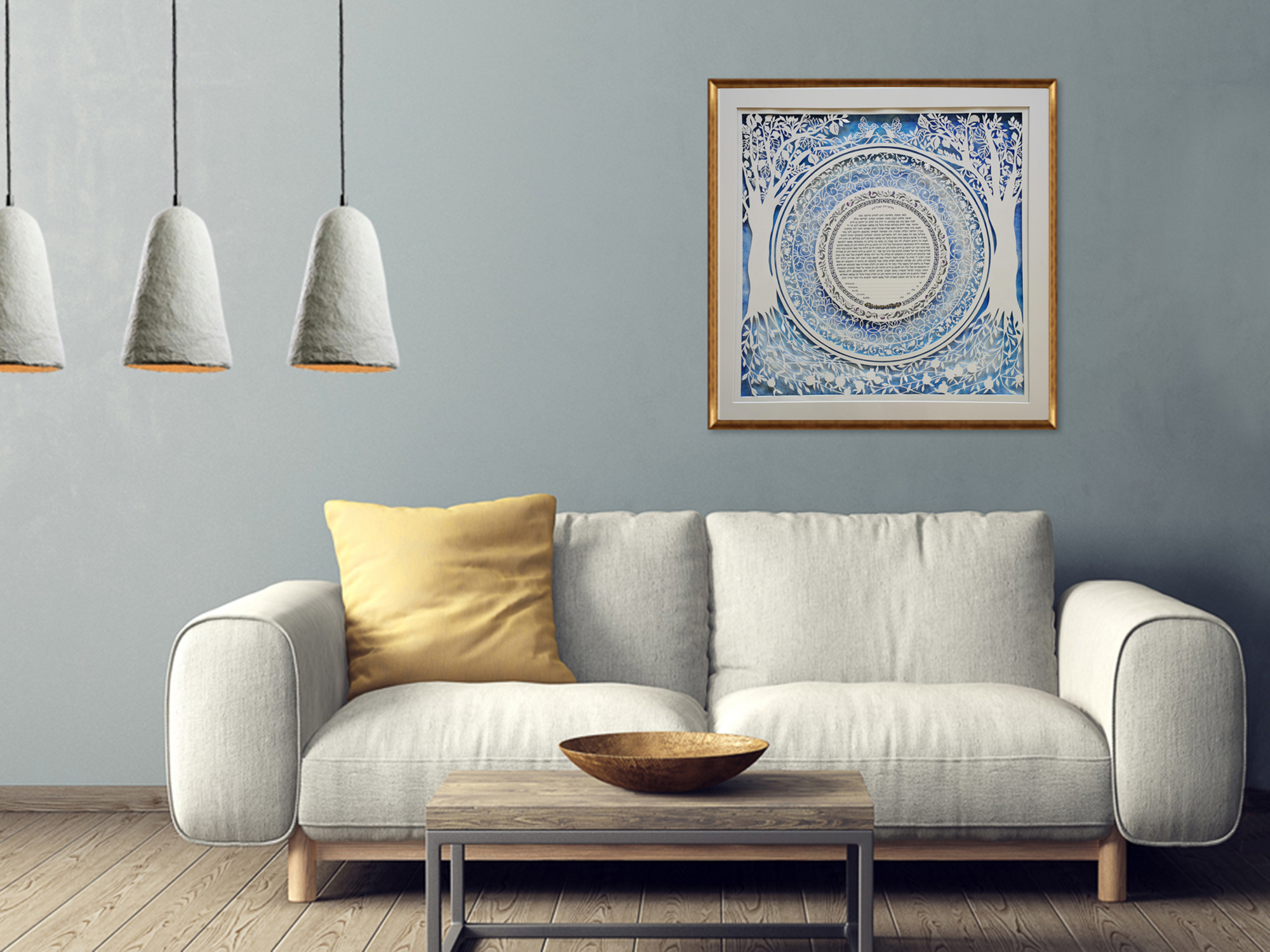 3. A personalized papercut gift carrying a heartfelt message.