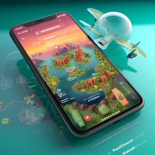 סמארטפון המציג אפליקציה להשוואת טיסות, המציגה מבצעים שונים למקסיקו