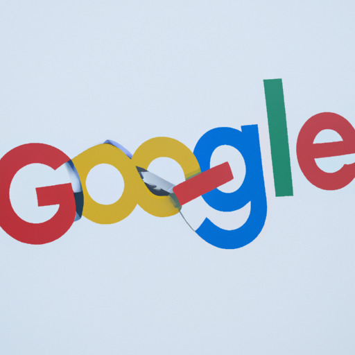לוגו של גוגל עם סמל קישור שבור