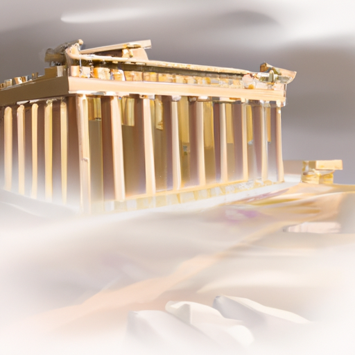 תמונה ציורית של האקרופוליס באתונה, יוון