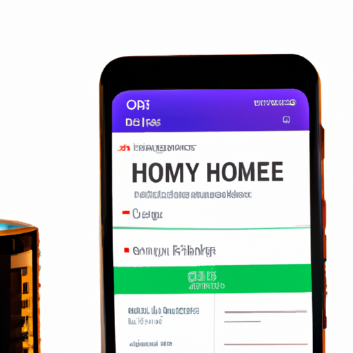 סמארטפון המציג אפליקציית מלאי בית, המציגה את השימוש בטכנולוגיה בניהול מלאי הבית