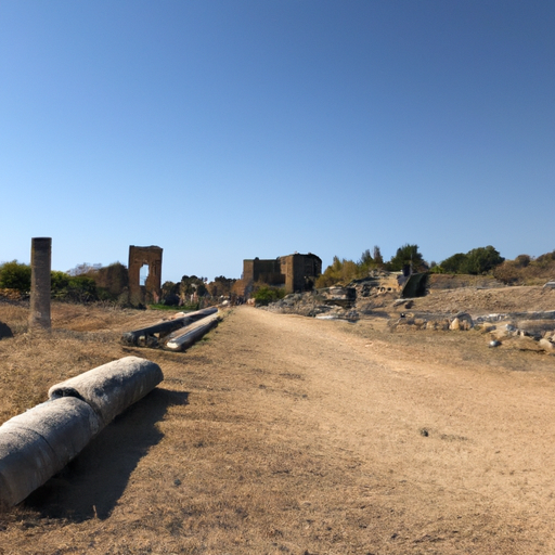 העיר העתיקה פרגה, המציגה את המורשת ההיסטורית העשירה של אנטליה.