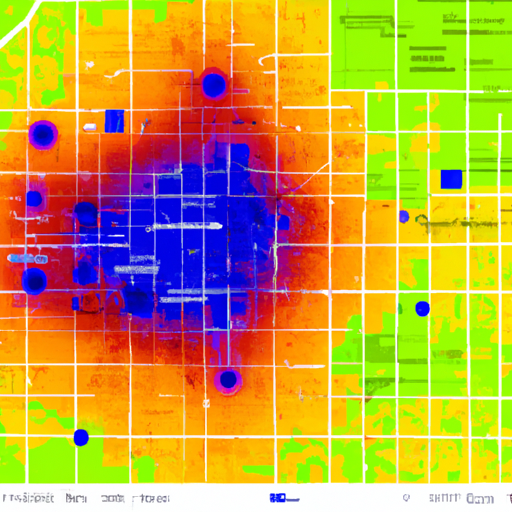 מפת חום של מיקוד מודעות בפייסבוק המתמקדת בשכונות עם הכנסה נמוכה