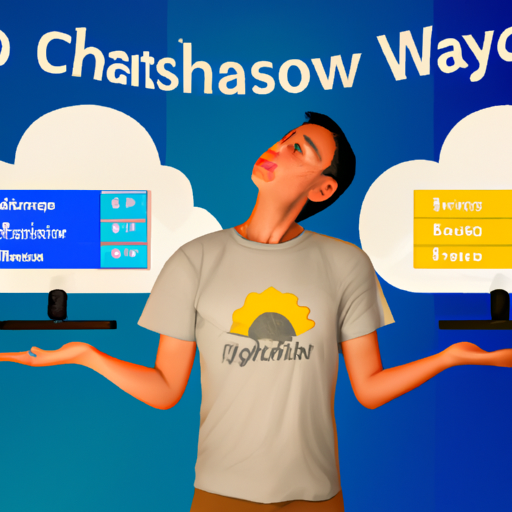 אדם השוקל את אפשרויות אירוח האינטרנט שלו, כאשר Cloudways מודגשת כבחירה המובילה