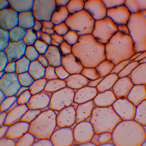 מבט מיקרוסקופי של תאי עור המראה את ההבדל בין עור צעיר לעור מזדקן