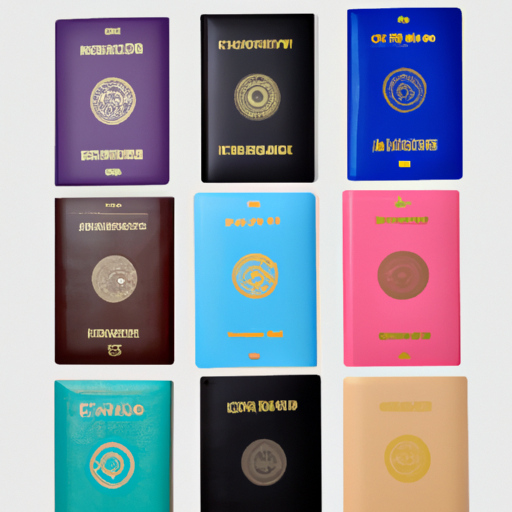 אוסף של עטיפות דרכונים מעוצבות המציגות סגנונות וצבעים שונים.