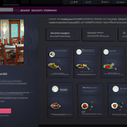 צילום מסך של שוק מקוון המציג מגוון פינות אוכל עודפות