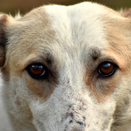 3. צילום תקריב של עיניו של כלב המראה הבעות שונות