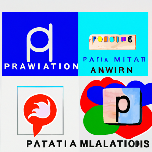 קולאז' של לוגו פופולרי של פלטפורמת מדיה חברתית
