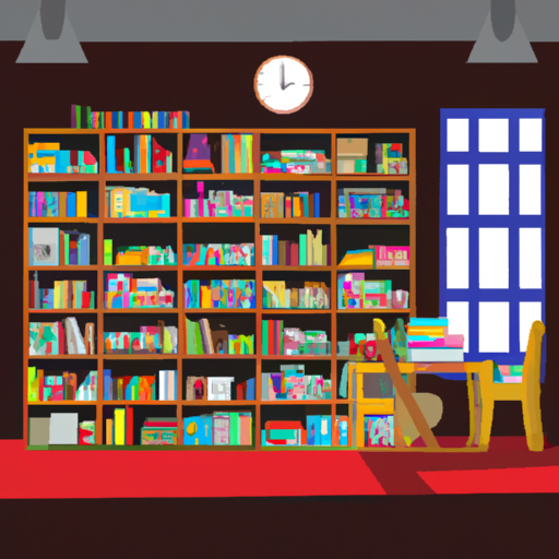 ספרייה ביתית מעוצבת ואלגנטית עם מגוון ספרים מז'אנרים שונים, המתאימה לרשימת קריאה של מפקד.