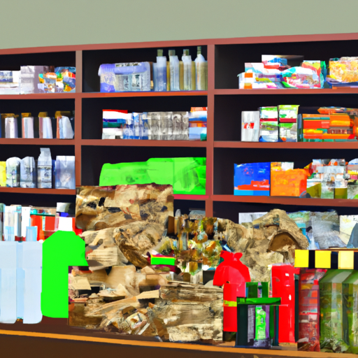 תמונה של מגוון מוצרים זמינים לרכישה מהחנות לחיילים.