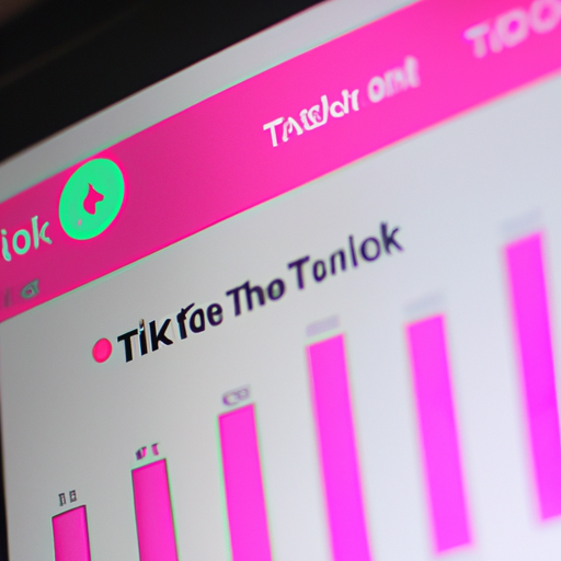 לוח מחוונים המציג ניתוח מסע פרסום של TikTok
