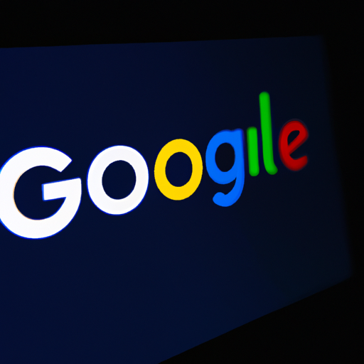 לוגו גוגל על מסך מחשב