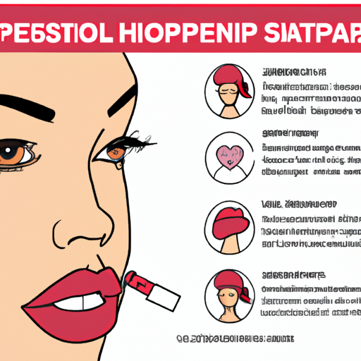 אינפוגרפיקה המציגה את השלבים למניעת הרפס לאחר פיגמנטציה של שפתיים.