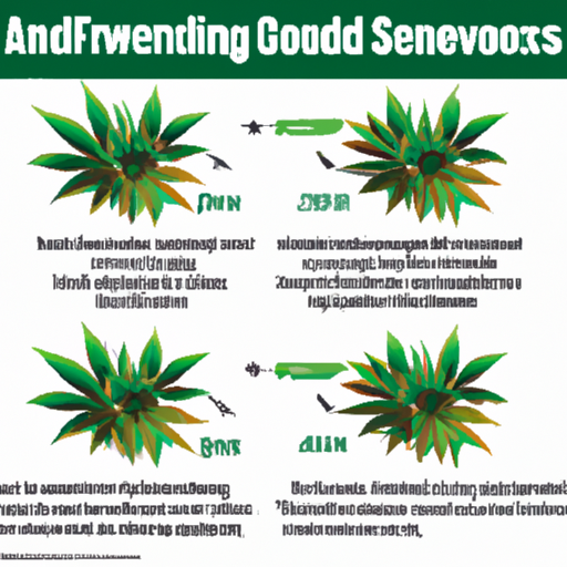 Infographic showing the signs of overfeeding and underfeeding in cannabis plants.