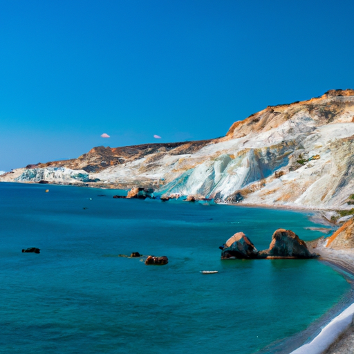 נוף פנורמי של חוף יפהפה בקפריסין