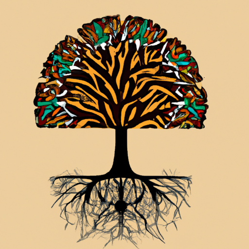 1. איור של סמל הנטורופתיה - עץ החיים.