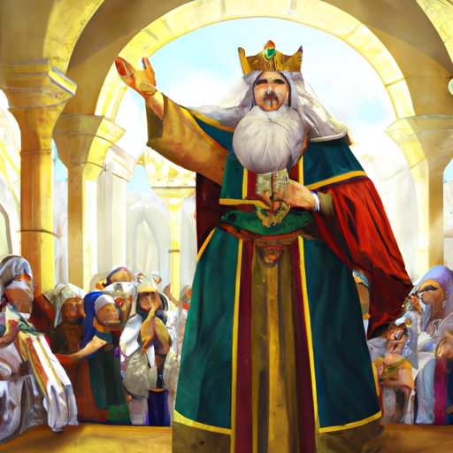 תיאור טקס ההכתרה של מלך ירושלים בולדווין השני