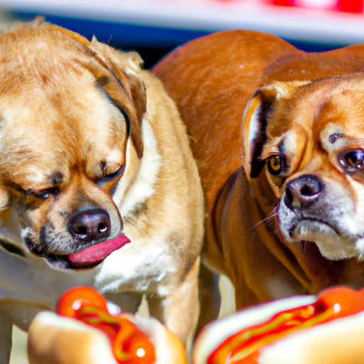 3. סדרת תמונות המציגה תגובות של כלבים שונים לטעימת הנקניקייה.