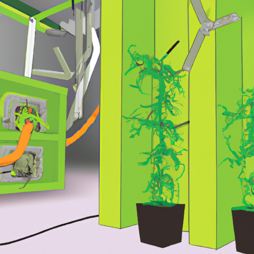 A picture demonstrating a well-ventilated grow room with fans and filters.