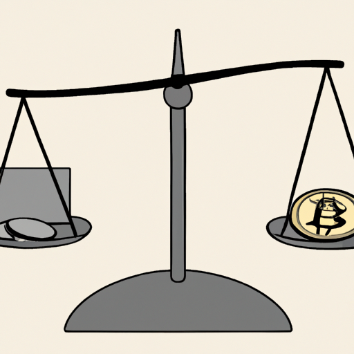 תמונה המציגה סולם איזון עם מטבע מסורתי בצד אחד ומטבע יציבות בצד השני.