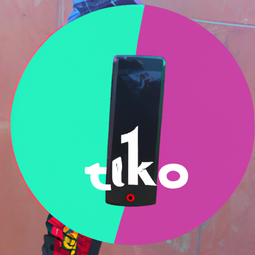 סמארטפון המציג את הלוגו של TikTok