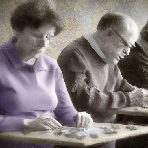 3. תמונה של קשישים המשתתפים בפעילויות מעוררות נפש כמו חידות, קריאה וציור.
