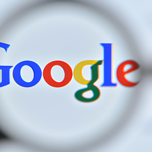 הלוגו של גוגל מכוסה על רקע פייסבוק מטושטש