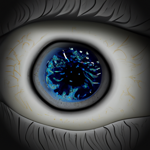 תמונה של קשתית מפורטת המציגה את המורכבות והייחודיות של העין של כל אדם