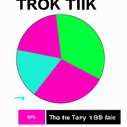 תרשים עוגה הממחיש את הדמוגרפיה של משתמשי TikTok
