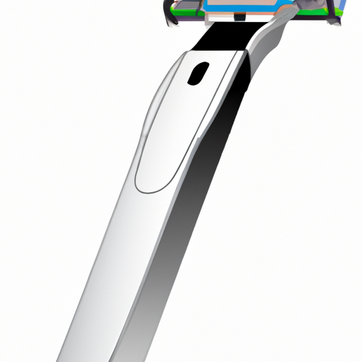 עיצוב קונספט עתידני של סכין גילוח פוטנציאלי של ג'ילט