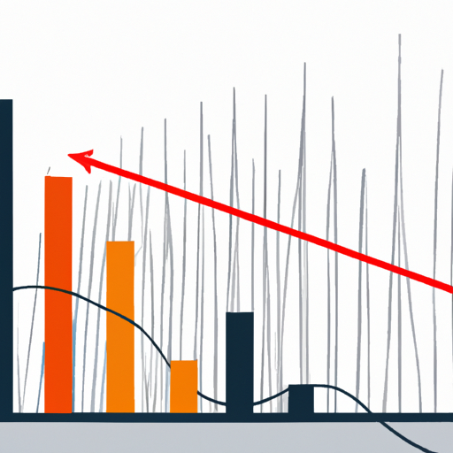 גרף קו המדגים את המתאם בין צפיות לצמיחה עסקית