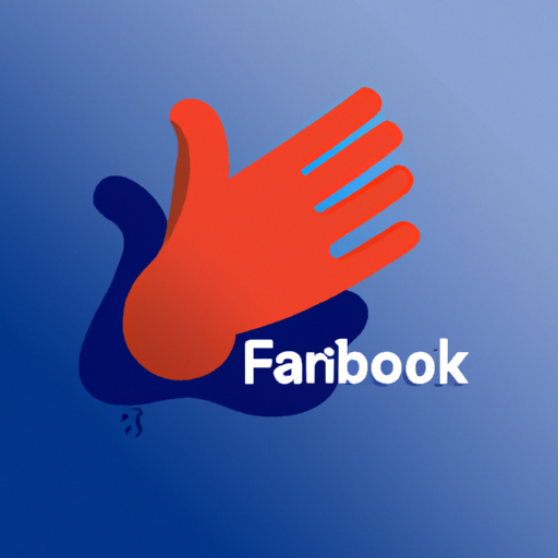 לוגו פייסבוק עם סמל יד מסייעת