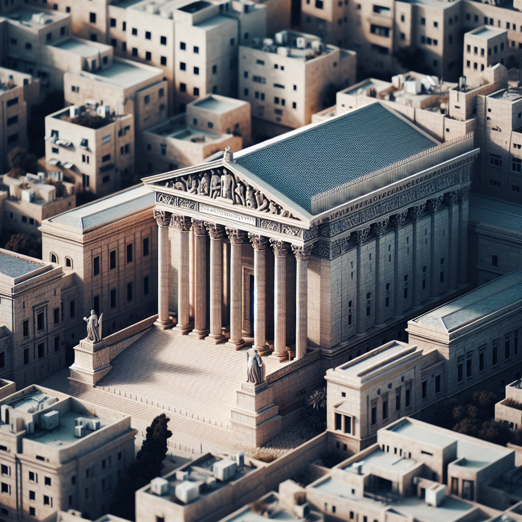 צילום של בניין בית המשפט העליון בירושלים