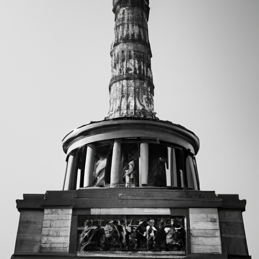 תמונה בשחור-לבן של אנדרטה המוקדשת לאיחוד גרמניה ב-1871