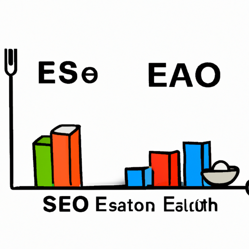 גרף עמודות המראה את המתאם בין EAT ל-SEO