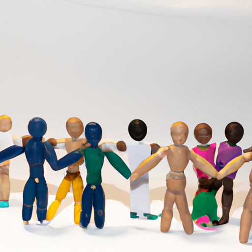 5. קבוצה של אנשים מגוונים אוחזים ידיים, ממחישות מערכות יחסים משמעותיות