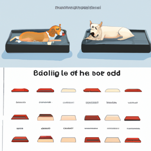 "אינפוגרפית השוואה בין מיטת הכלב שלנו למיטת הכלב הרגילה"