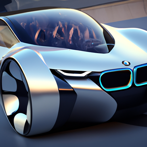 מכונית קונספט עתידנית של BMW שהוצגה בתערוכת רכב