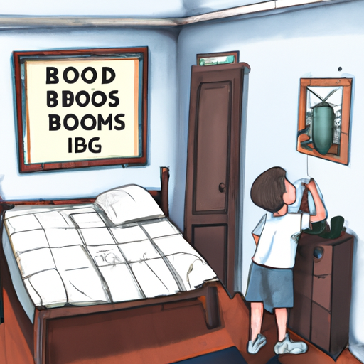 צילום המדגים כיצד לבדוק נכון את חדר הילד לאיתור פשפשי המיטה