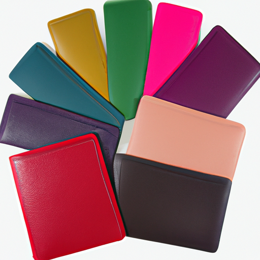 مجموعة من أغطية جواز السفر الجلدية الفاخرة بألوان مختلفة.