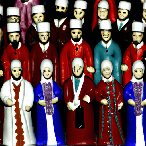 An image portraying a diverse group of Turkish people, symbolizing their rich culture and history.