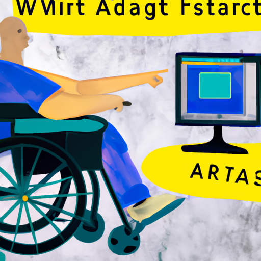 משתמש בכיסא גלגלים מנווט באתר בקלות, המייצג נגישות