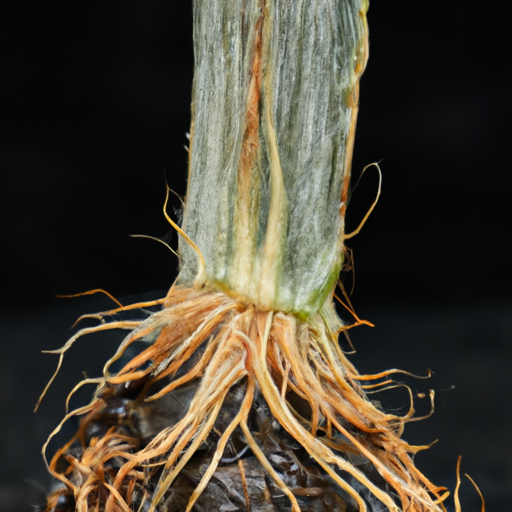 An image showing the structure of a cannabis clone root