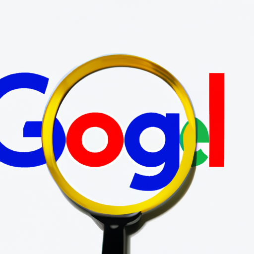 לוגו גוגל עם זכוכית מגדלת המסמלת חיפוש