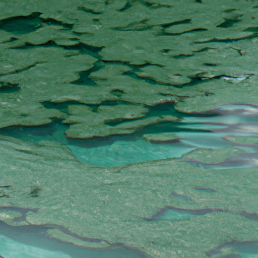 תמונה המציגה בעיות נפוצות של מי בריכה כמו מים עכורים ואצות ירוקות.