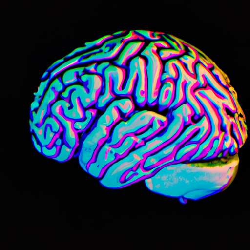 תמונה של מוח, עם אזורים שונים המודגשים כדי להראות את האזורים האחראים לתפקוד הביצועי.