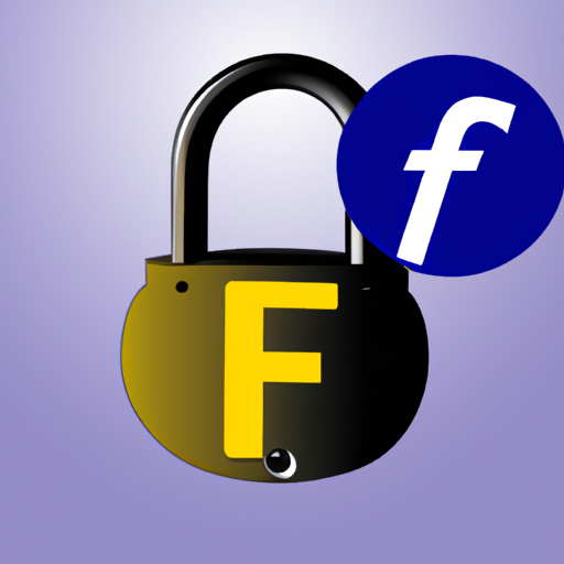 סמל של מנעול ופרופיל פייסבוק